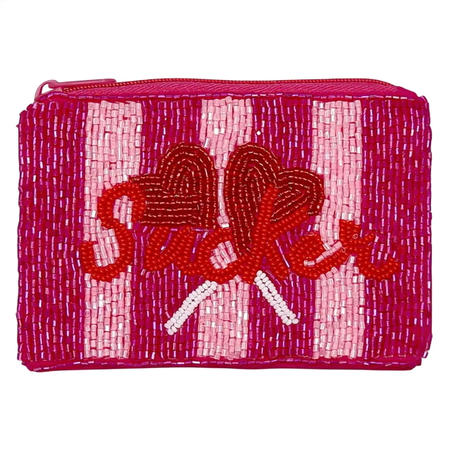 Sucker Coin Bag In Red/pink