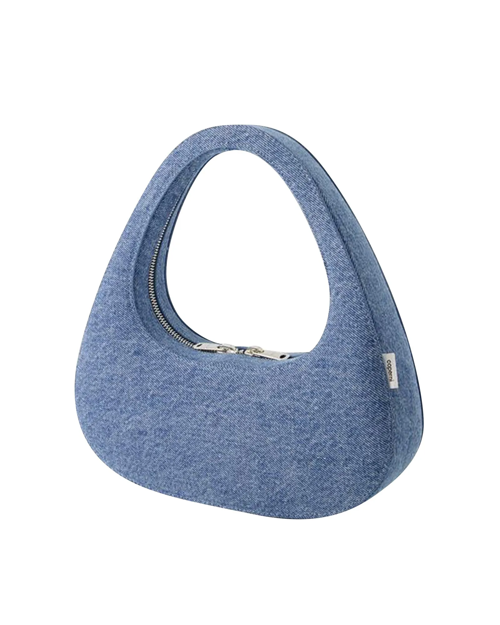 Swipe Baguette Bag - Coperni - Canvas - Washed Blue