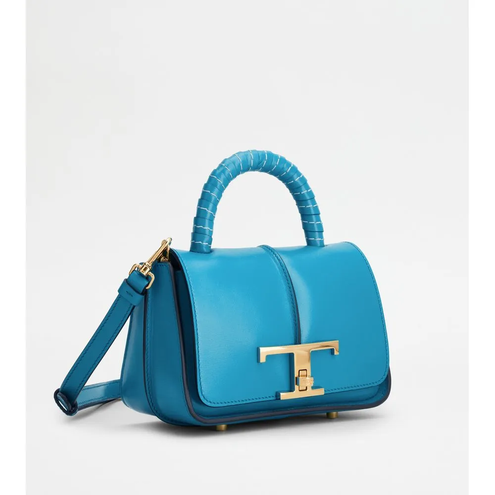 T Timeless Shoulder Bag in Leather Mini