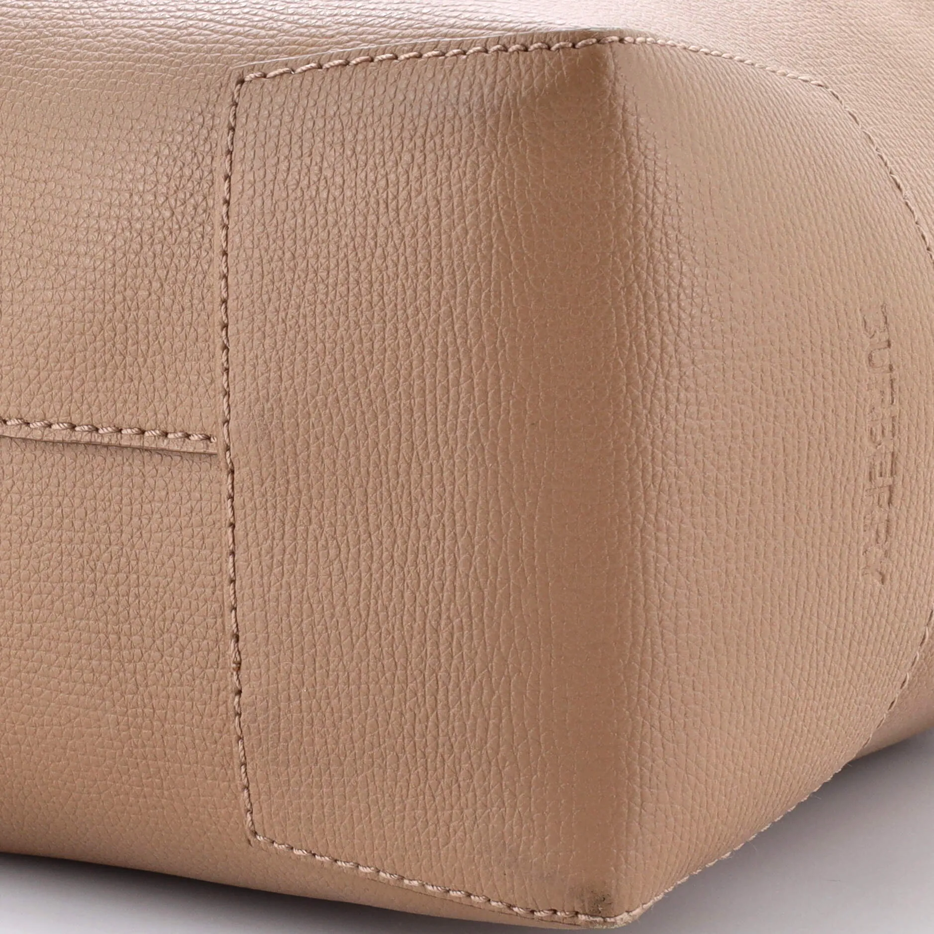 TB Logo Tote Leather Medium
