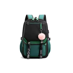 Teenage Girls' Backpack Outdoor Daypack with USB Charge Port