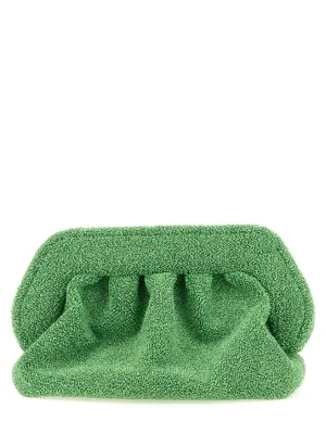 Textured Green Bag With Gathered Body