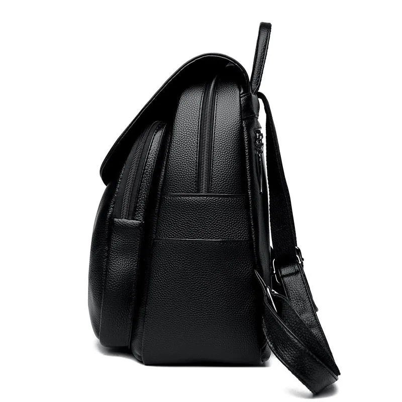 Textured Large Capacity  Women's Backpack