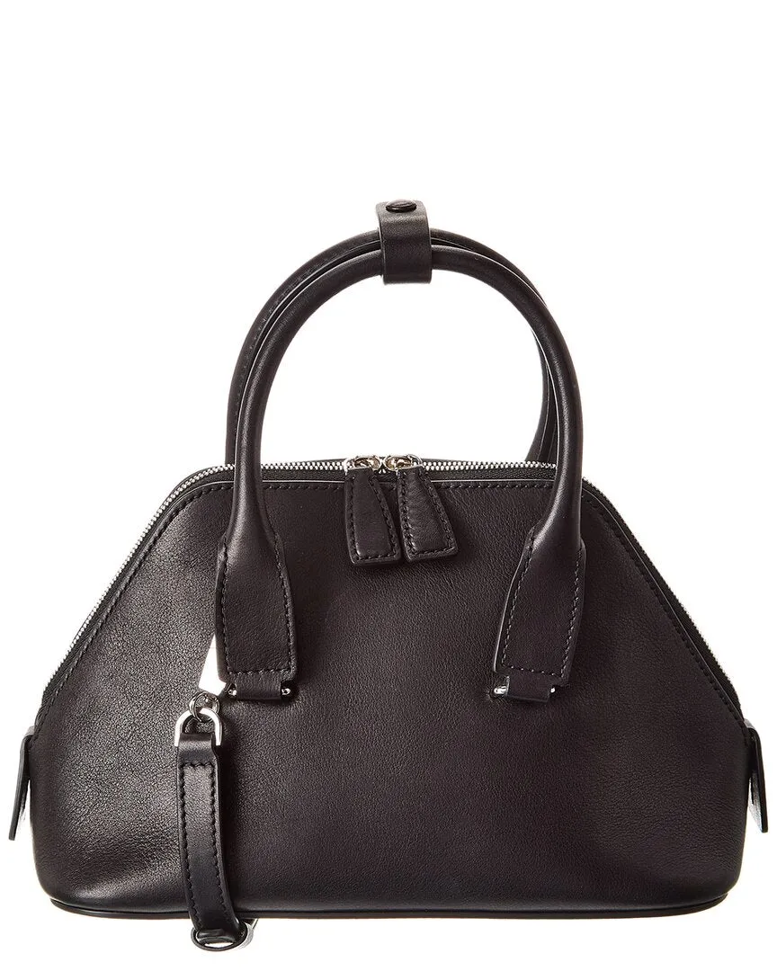 The Row Devon Mini Leather Satchel
