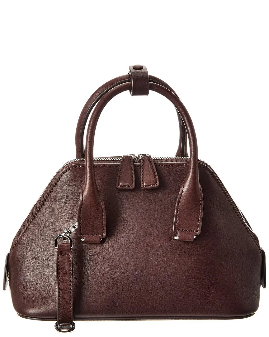 The Row Devon Mini Leather Satchel