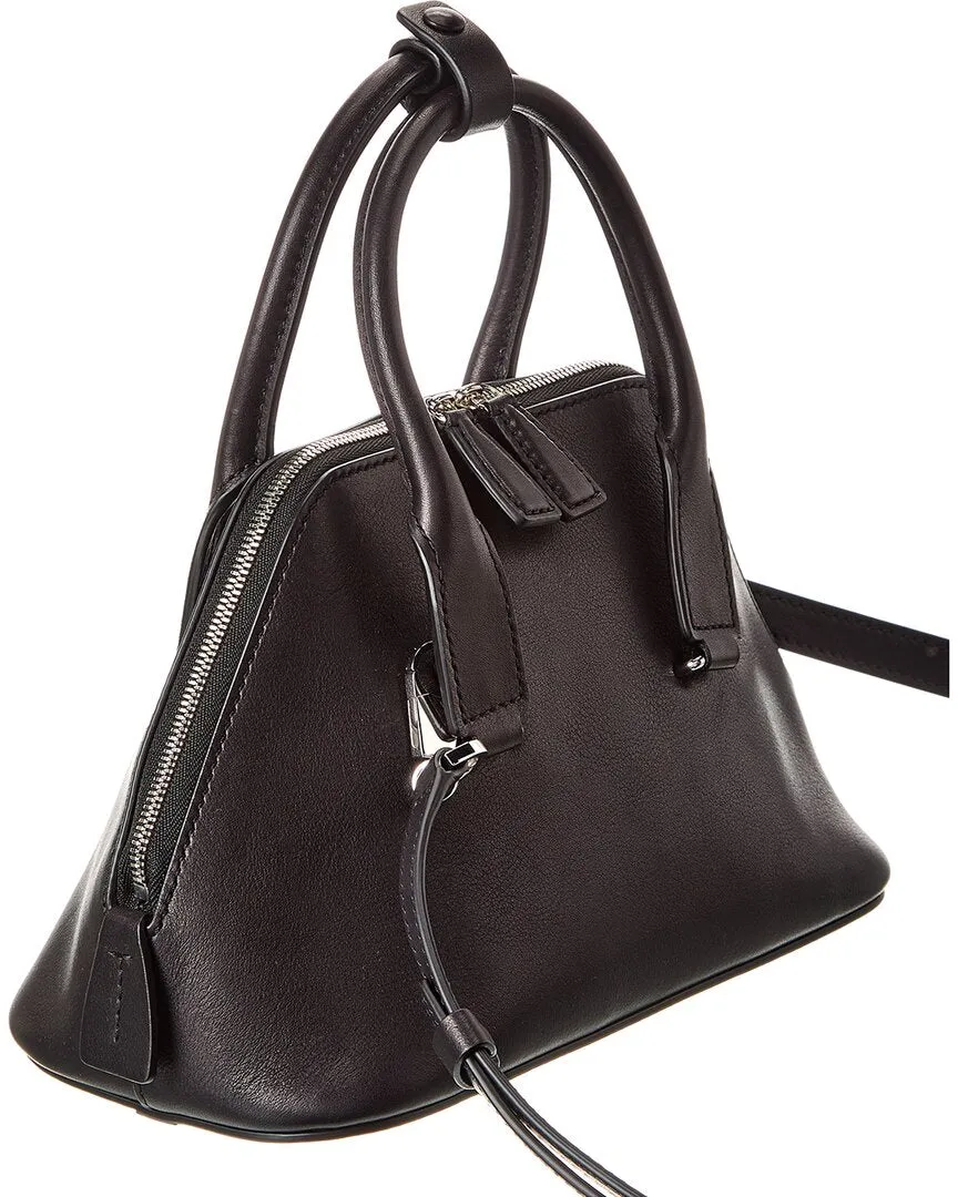 The Row Devon Mini Leather Satchel