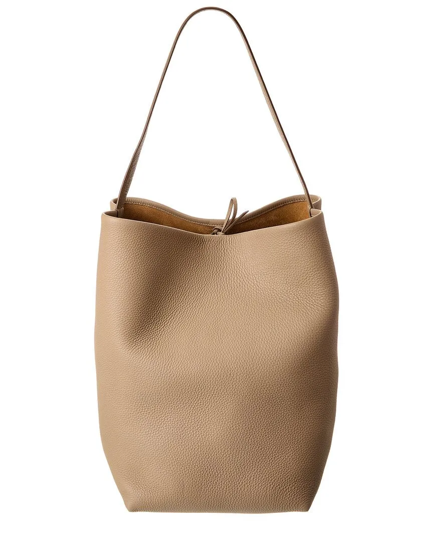 The Row Park N/S Large Leather Tote