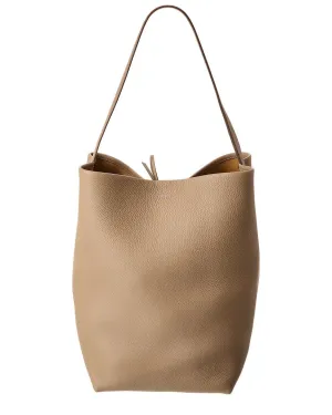 The Row Park N/S Large Leather Tote