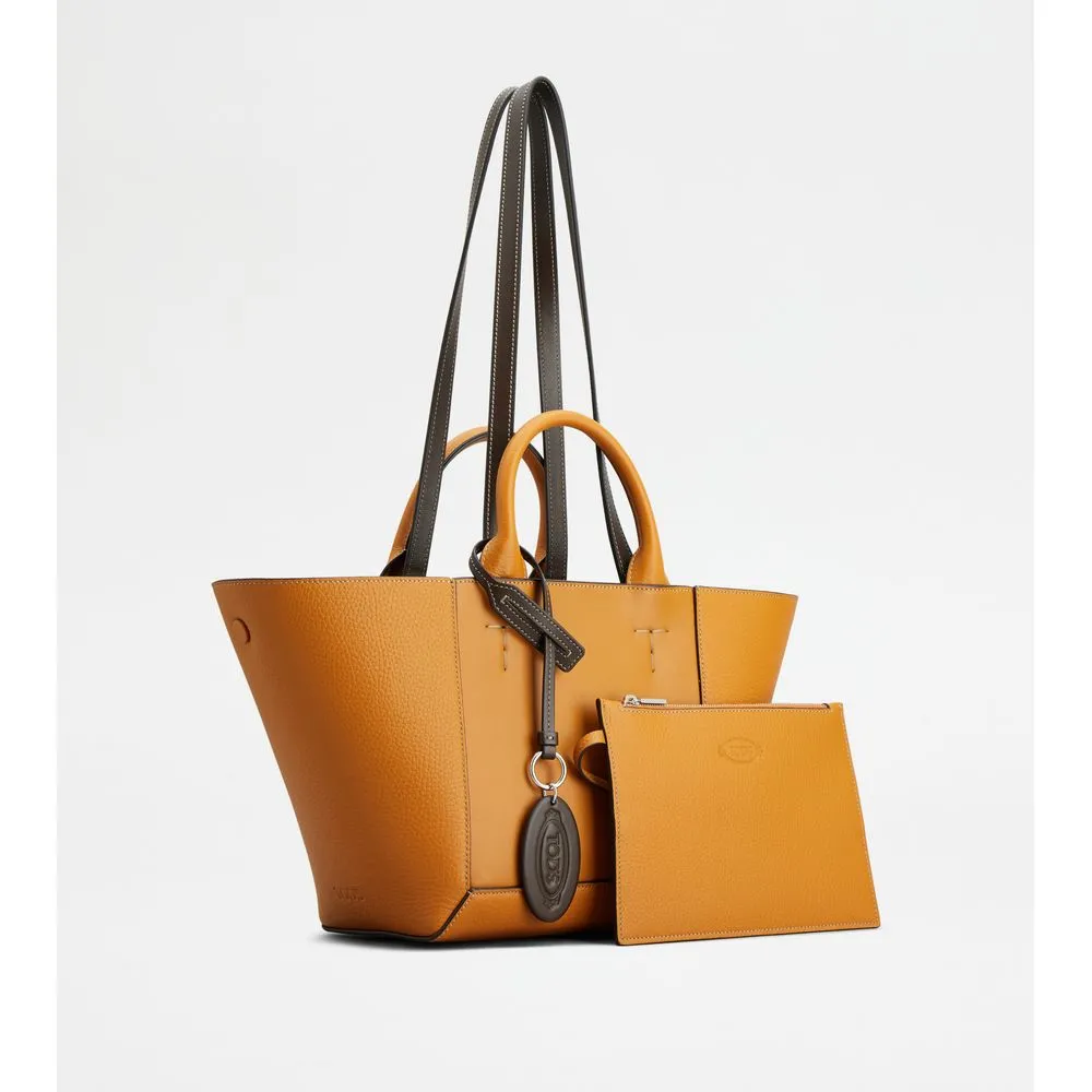 Tod's Double Up Shopping Bag in Leather Small