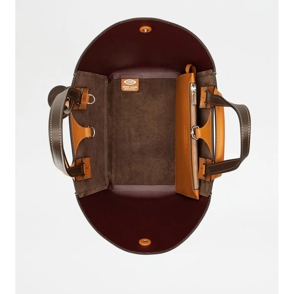 Tod's Double Up Shopping Bag in Leather Small