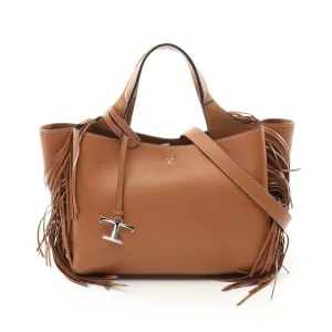 Tod's Leather Handbag Brown