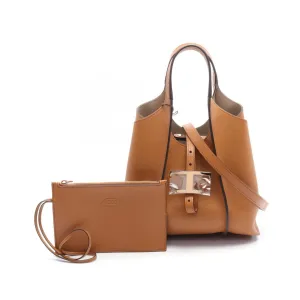 Tod's  Leather Handbag Shopping Bag (Pre-Owned)