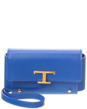 TODs Leather Pouch On Chain