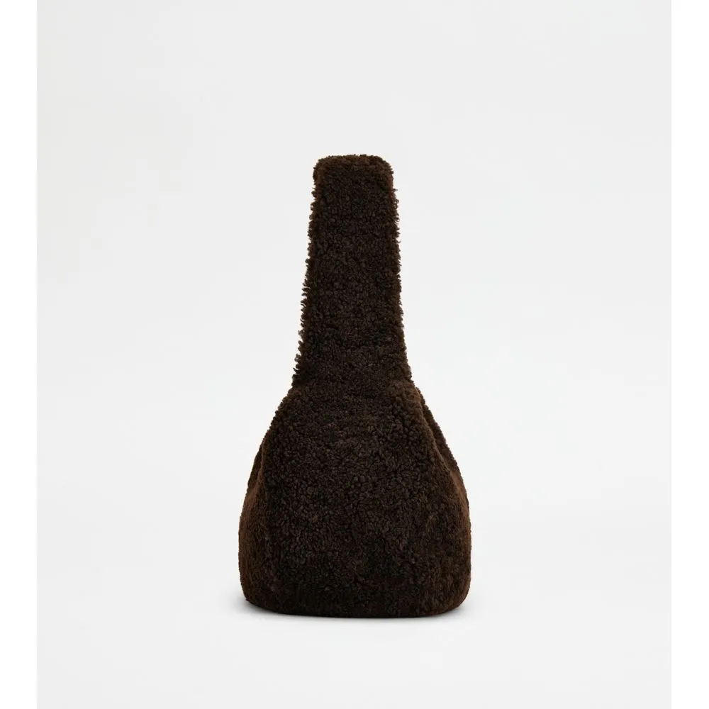 Tod's Shirt Hobo Bag in Sheepskin Small