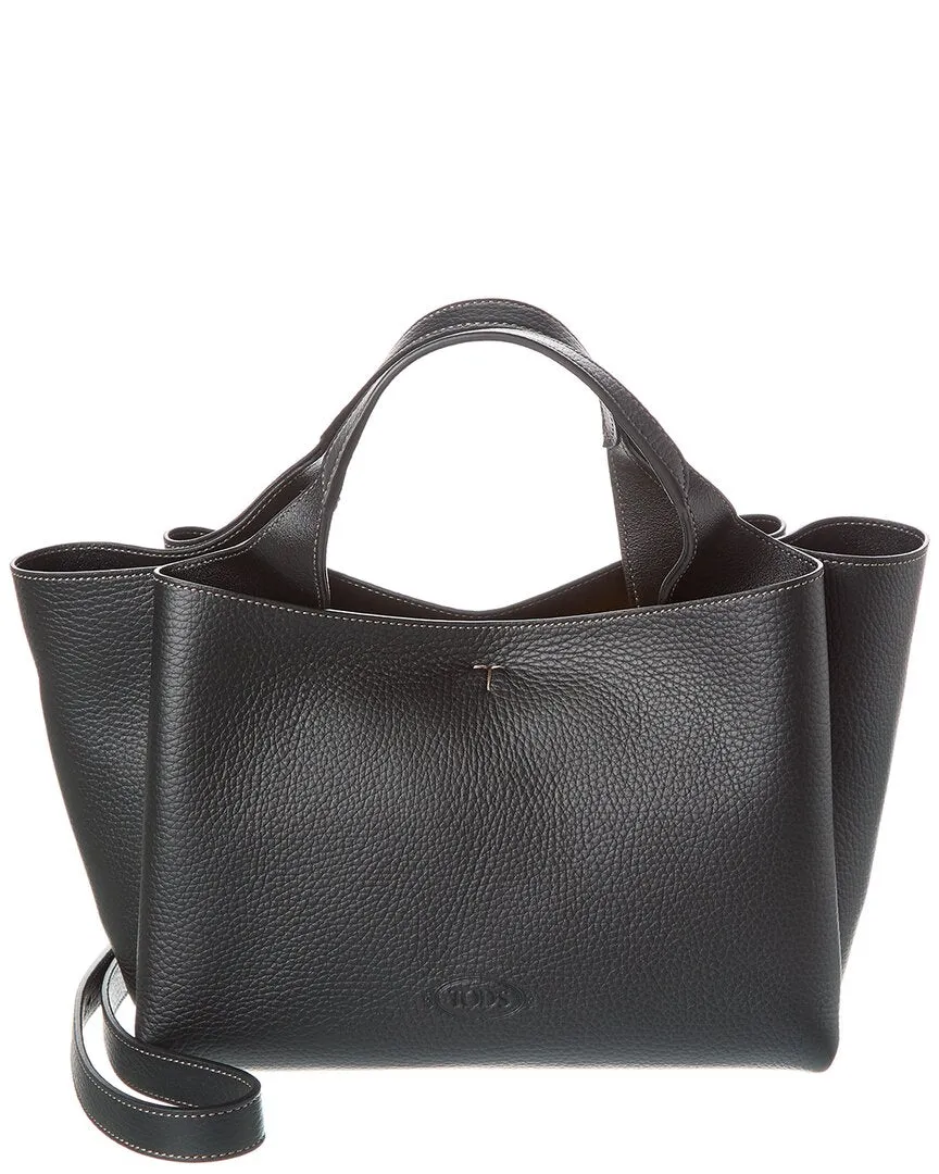 TODs T Timeless Pendant Mini Leather Tote