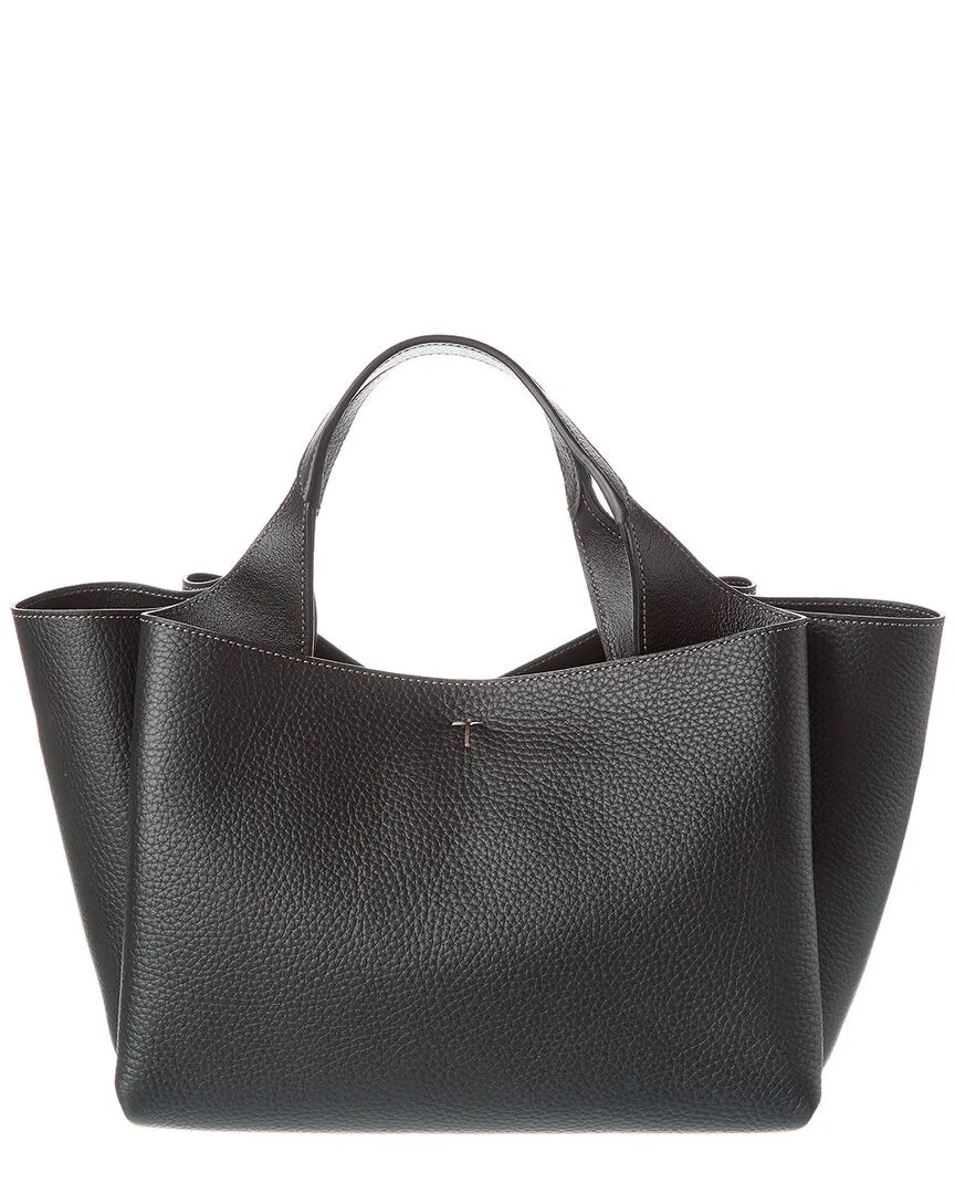 TODs T Timeless Pendant Mini Leather Tote