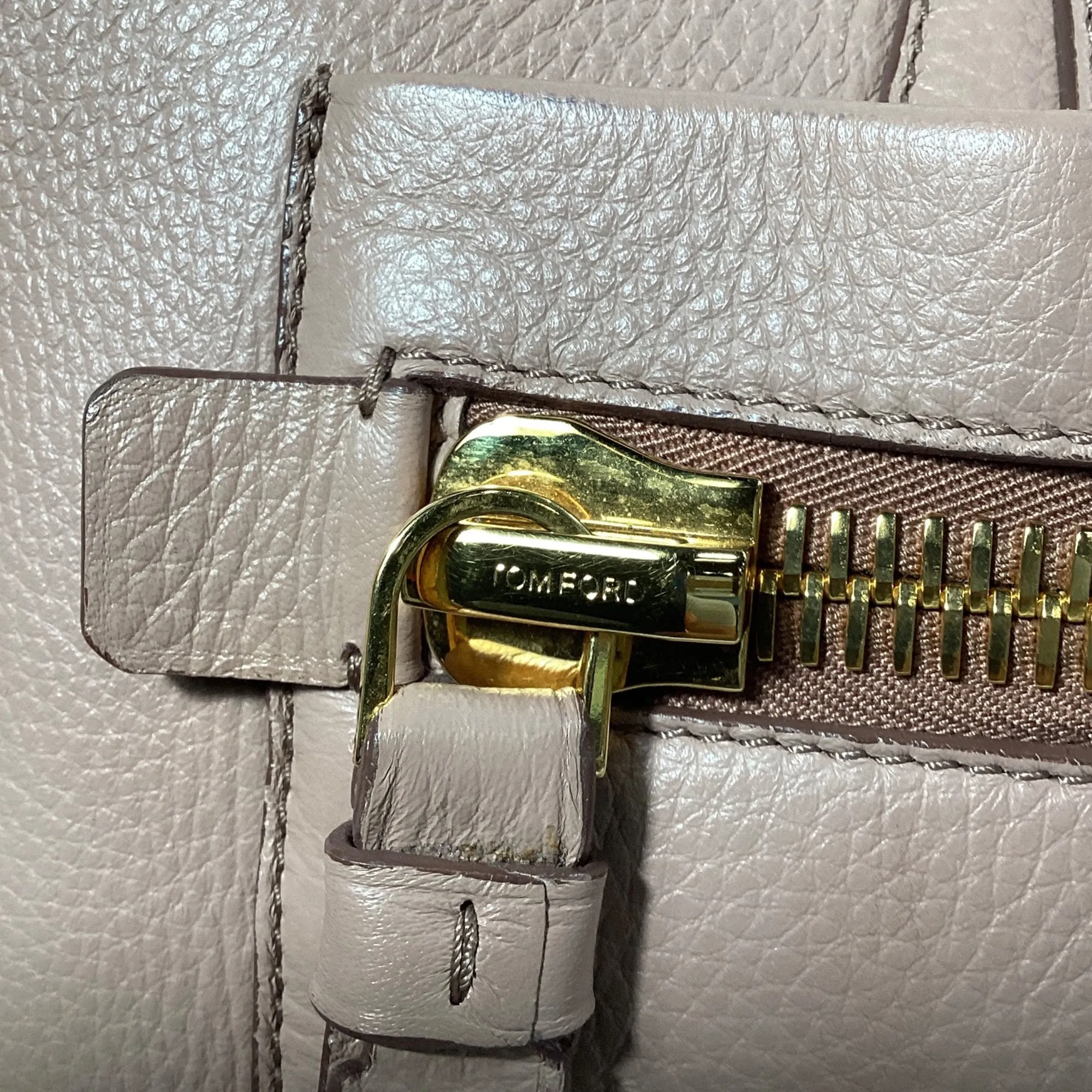 Tom Ford Tote in Nude Leather