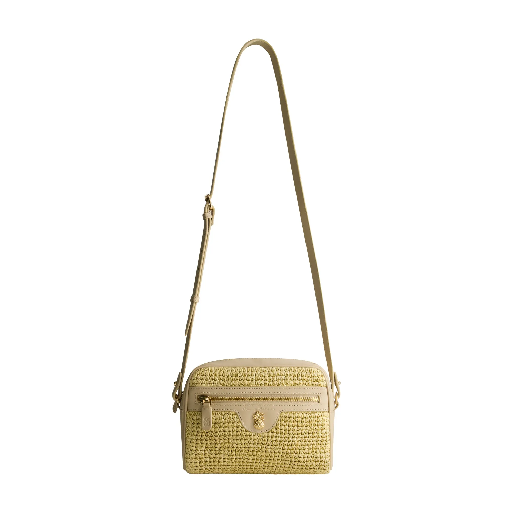 Tommy Bahama Soft Straw Camera Bag