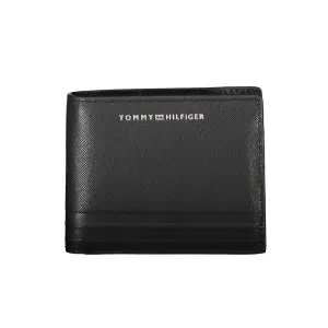 Tommy Hilfiger Black Leather Men Wallet
