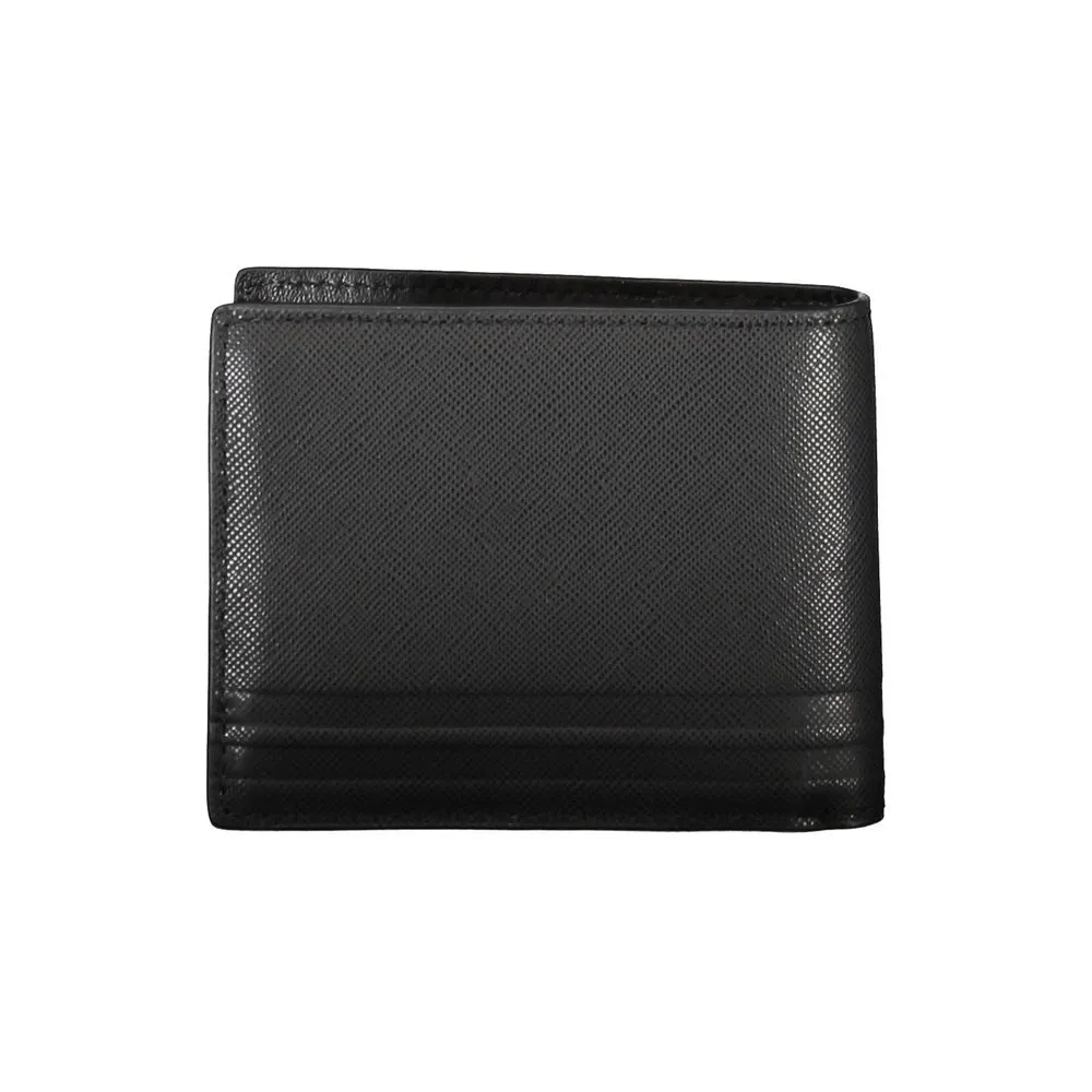Tommy Hilfiger Black Leather Men Wallet