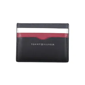 Tommy Hilfiger Blue Leather Men Wallet