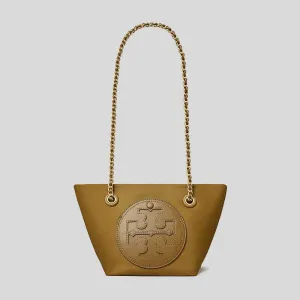 TORY BURCH Small Ella Chain Crossbody Camel 160183