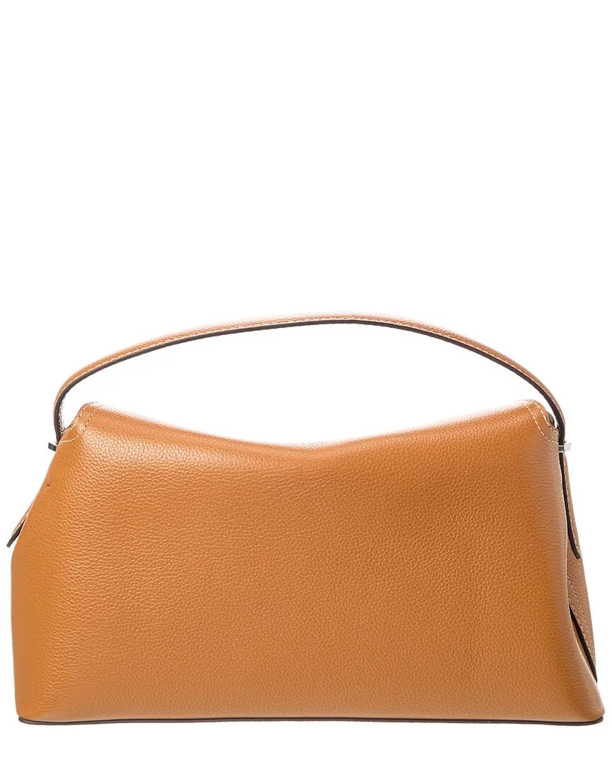 TOTEME T-Lock Top Handle Leather Satchel