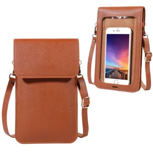 Touch Screen Ladies Cell Phone Wallet PU Leather 560-3