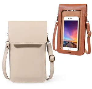 Touch Screen Ladies Cell Phone Wallet PU Leather 560-3