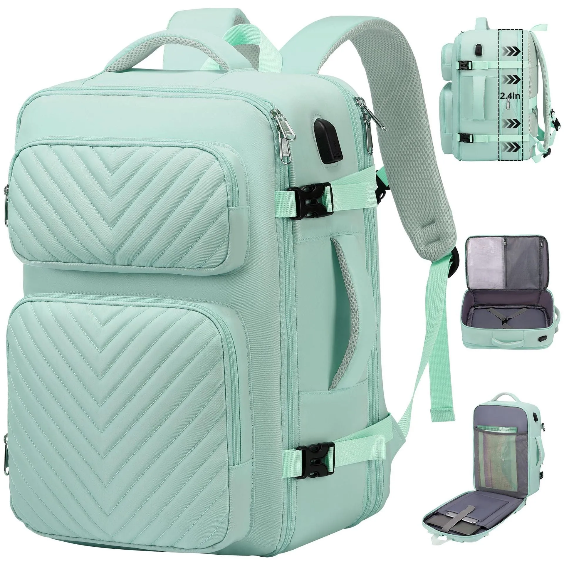 Trendy Large Capacity Women's Oxford Cloth Comter Backpack