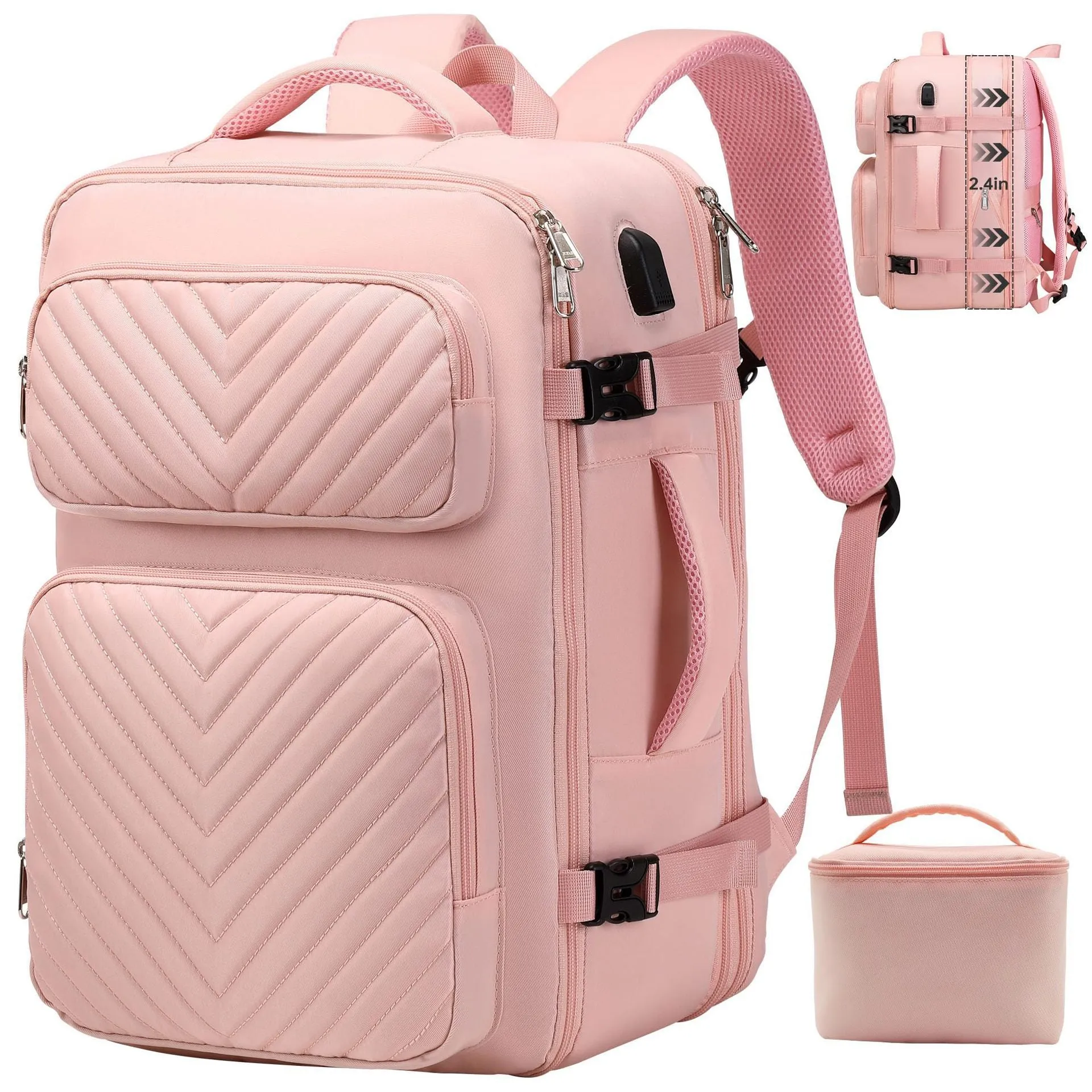 Trendy Large Capacity Women's Oxford Cloth Comter Backpack