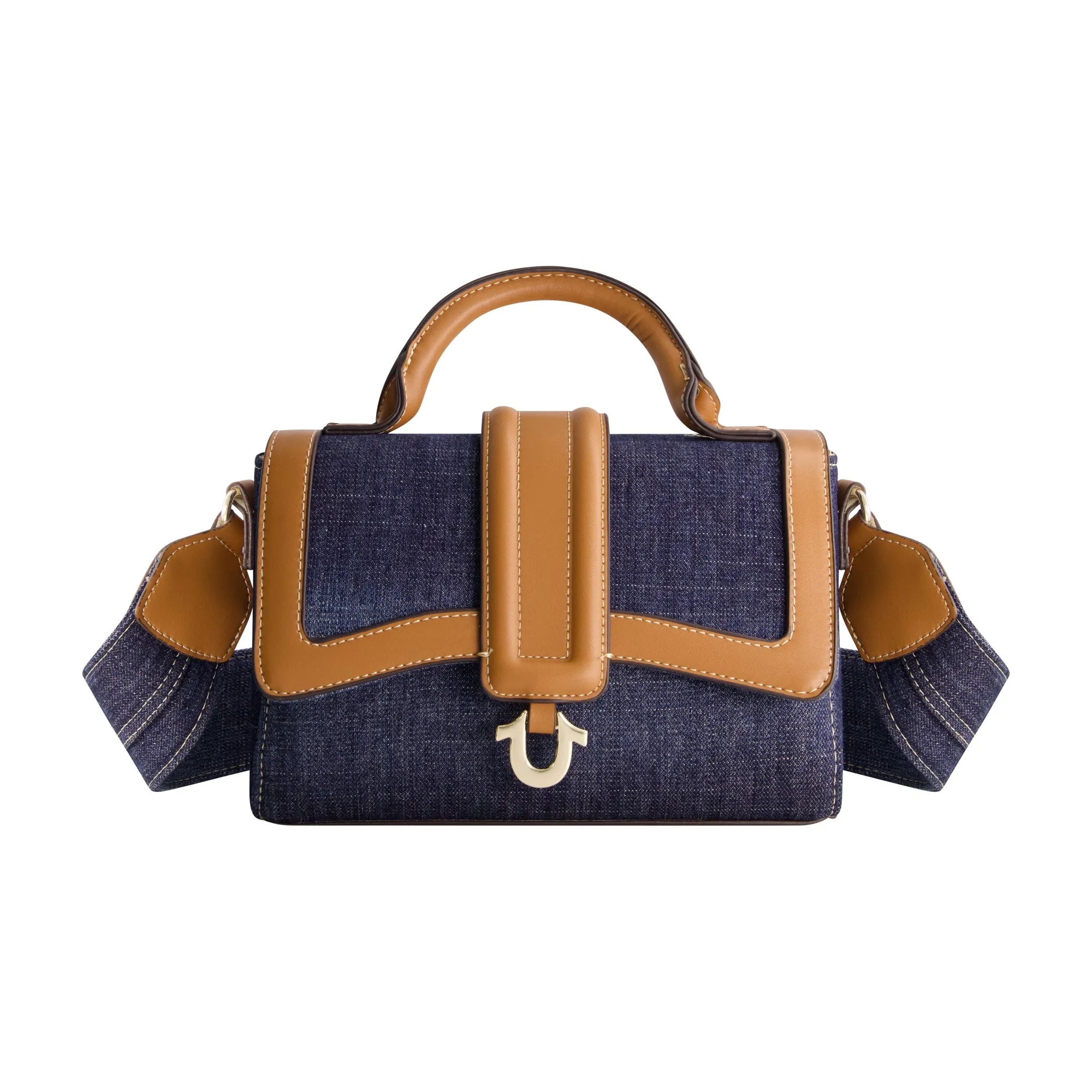 True Religion Mini Denim Satchel