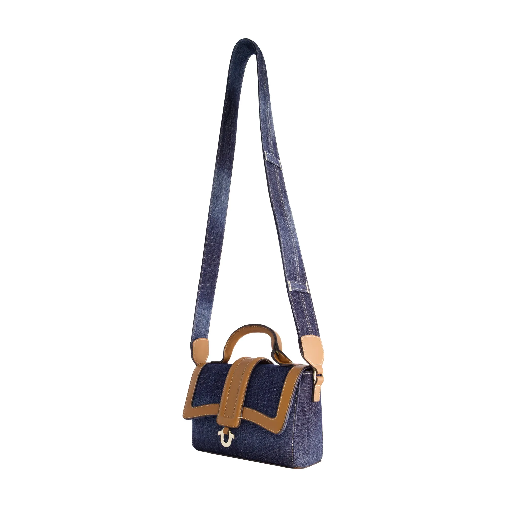 True Religion Mini Denim Satchel