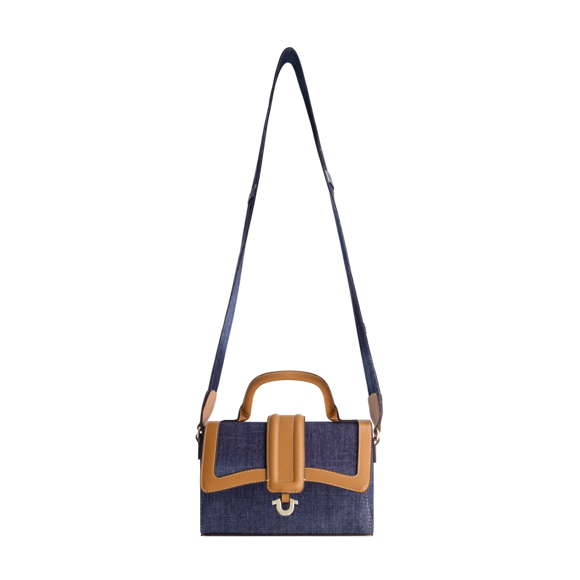 True Religion Mini Denim Satchel