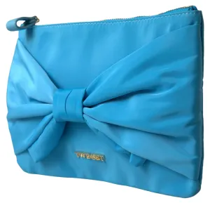 Twinset  Tafta Silk Large Bow Zipper Clutch Women Borse Logo Women's Bag