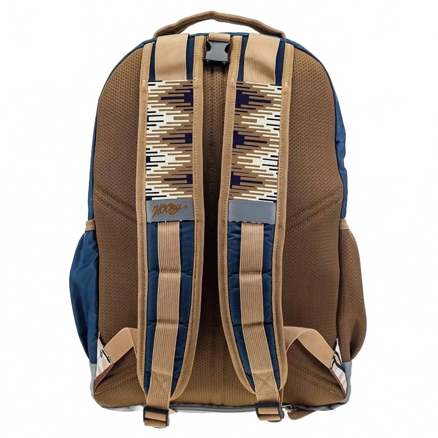 Unisex Ox Backpack In Navy/ Tan Accents