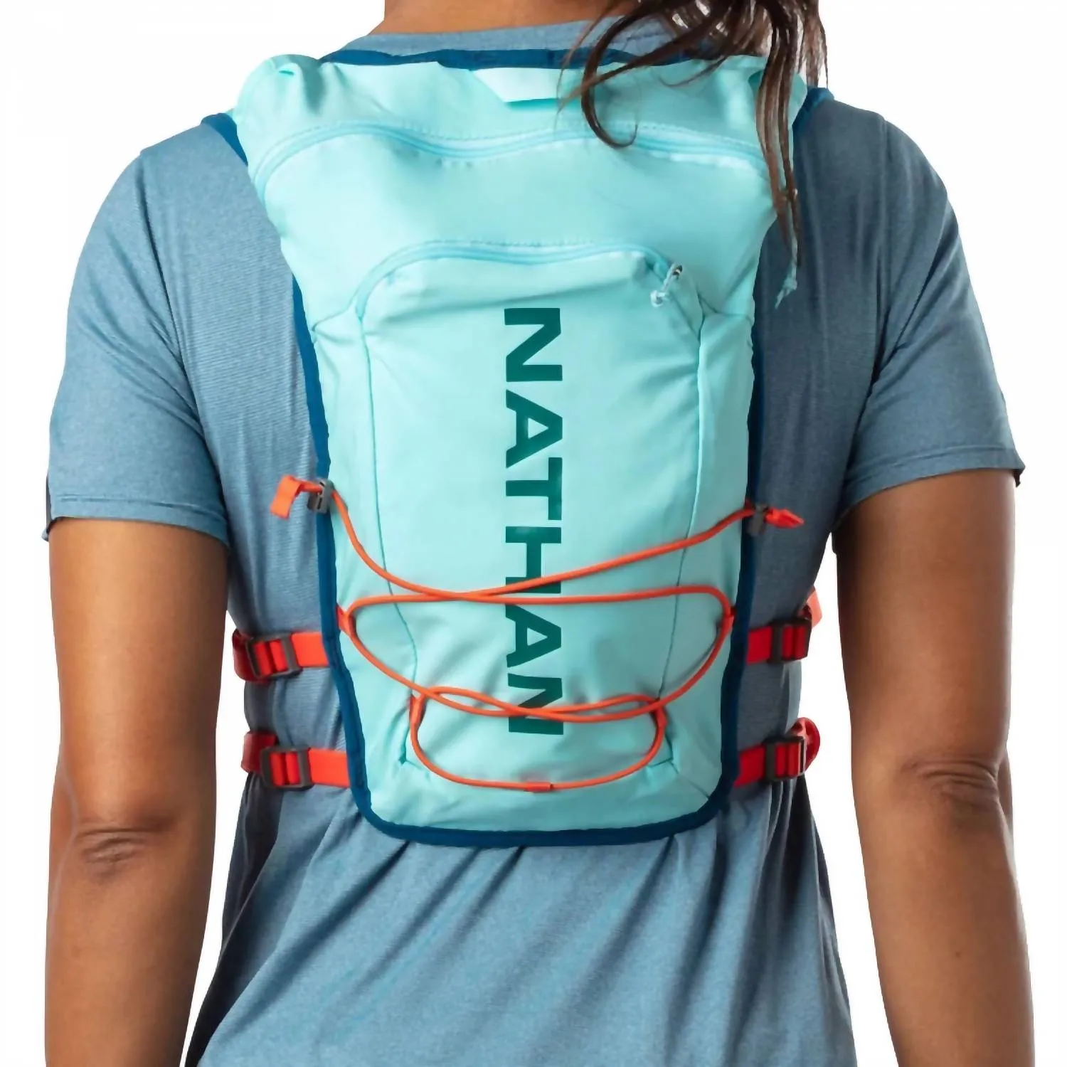 Unisex Quickstart 2.0 6 Liter Hydration Pack In Breezy Blue/storm Green