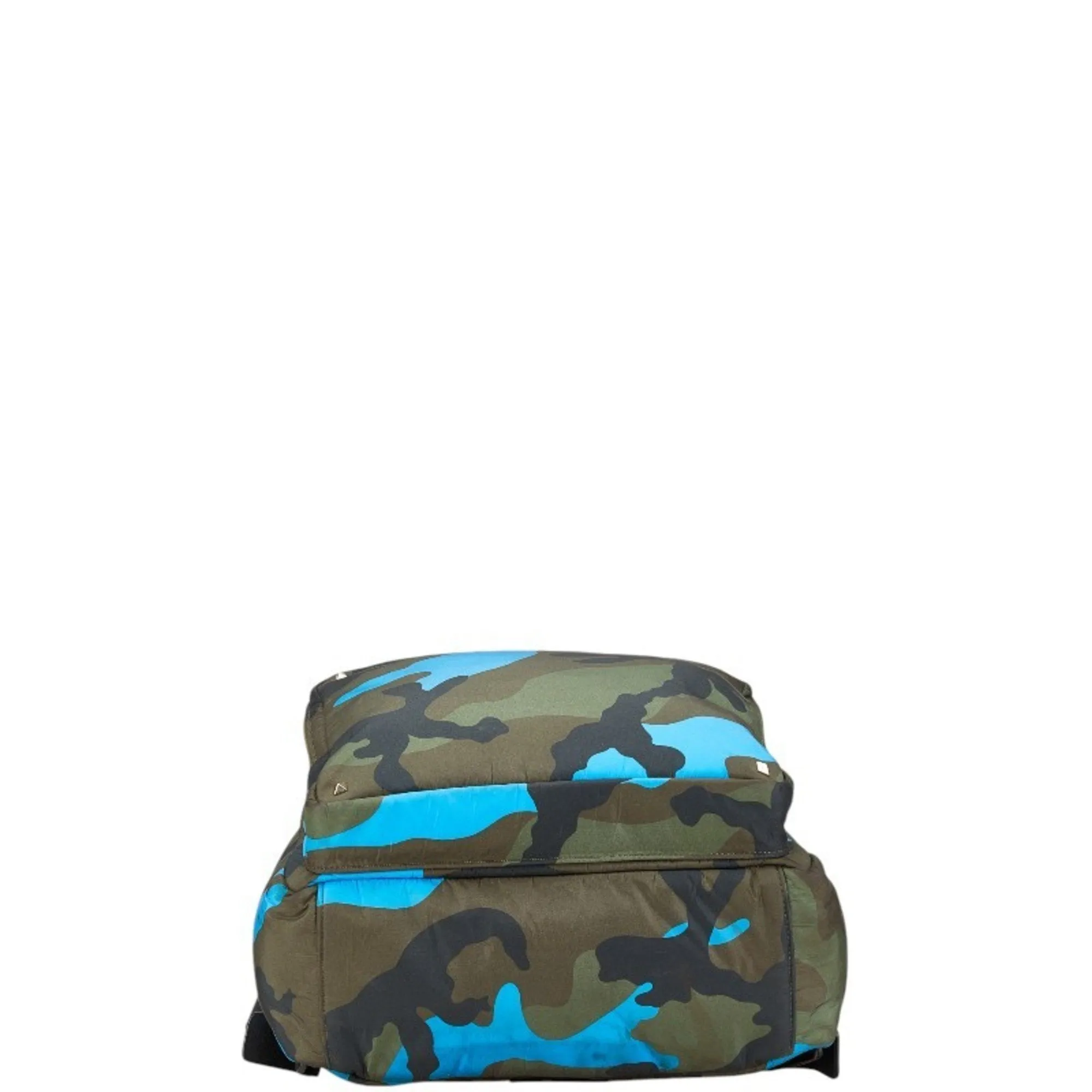 Valentino blue Nylon Leather Backpack (Pre-Owned)