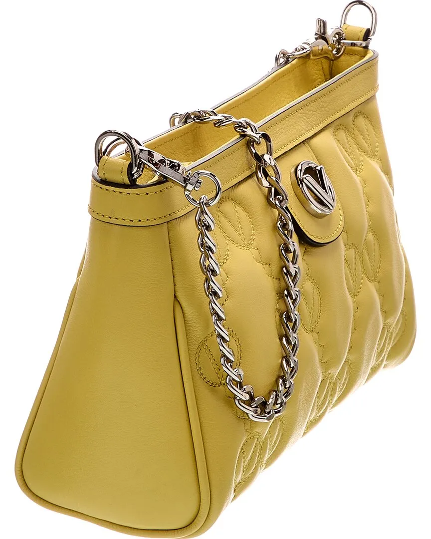 Valentino by Mario Valentino Celia Monogram Leather Satchel