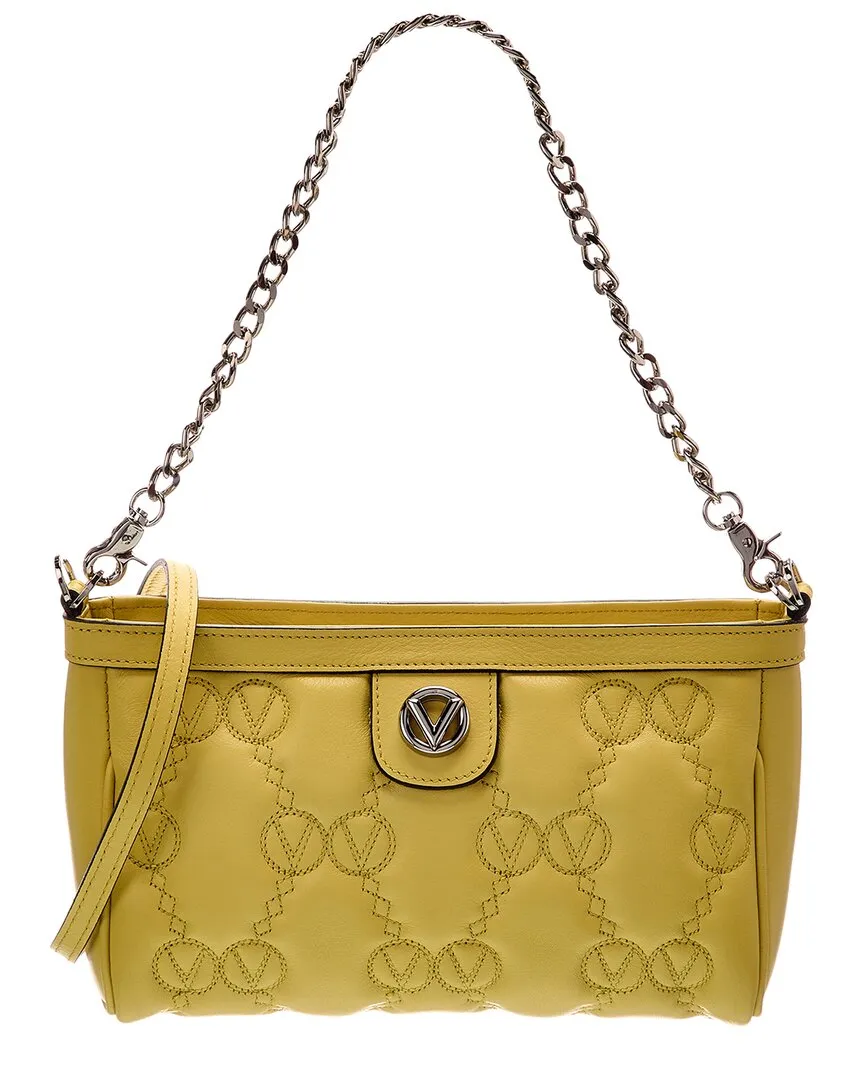 Valentino by Mario Valentino Celia Monogram Leather Satchel