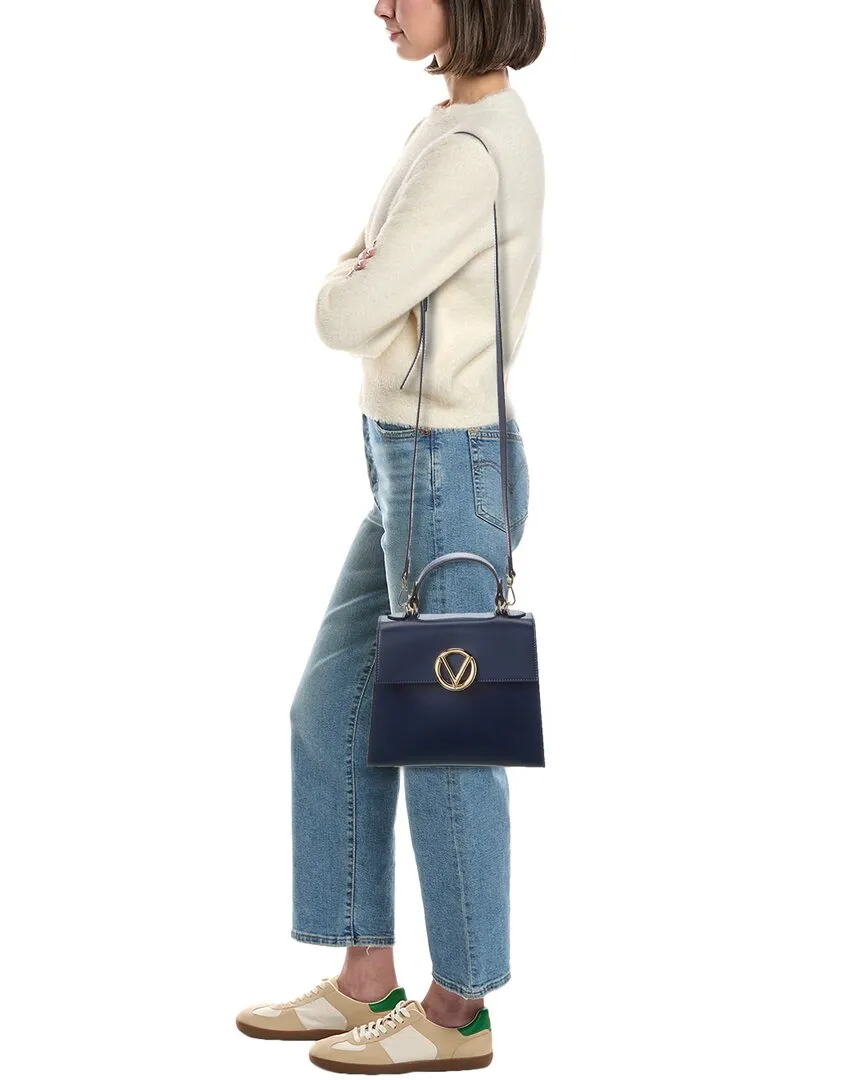 Valentino by Mario Valentino Cleo Retro Leather Satchel