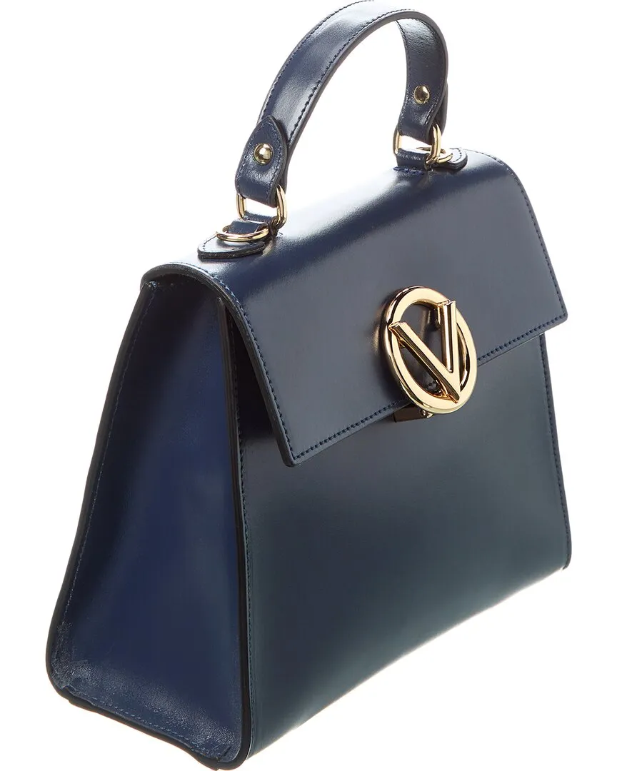 Valentino by Mario Valentino Cleo Retro Leather Satchel