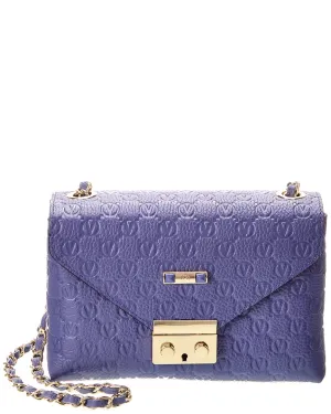 Valentino by Mario Valentino Isabelle Dollaro Monogram Leather Crossbody