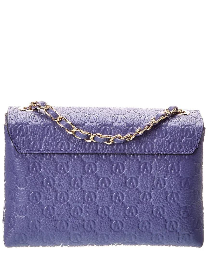 Valentino by Mario Valentino Isabelle Dollaro Monogram Leather Crossbody