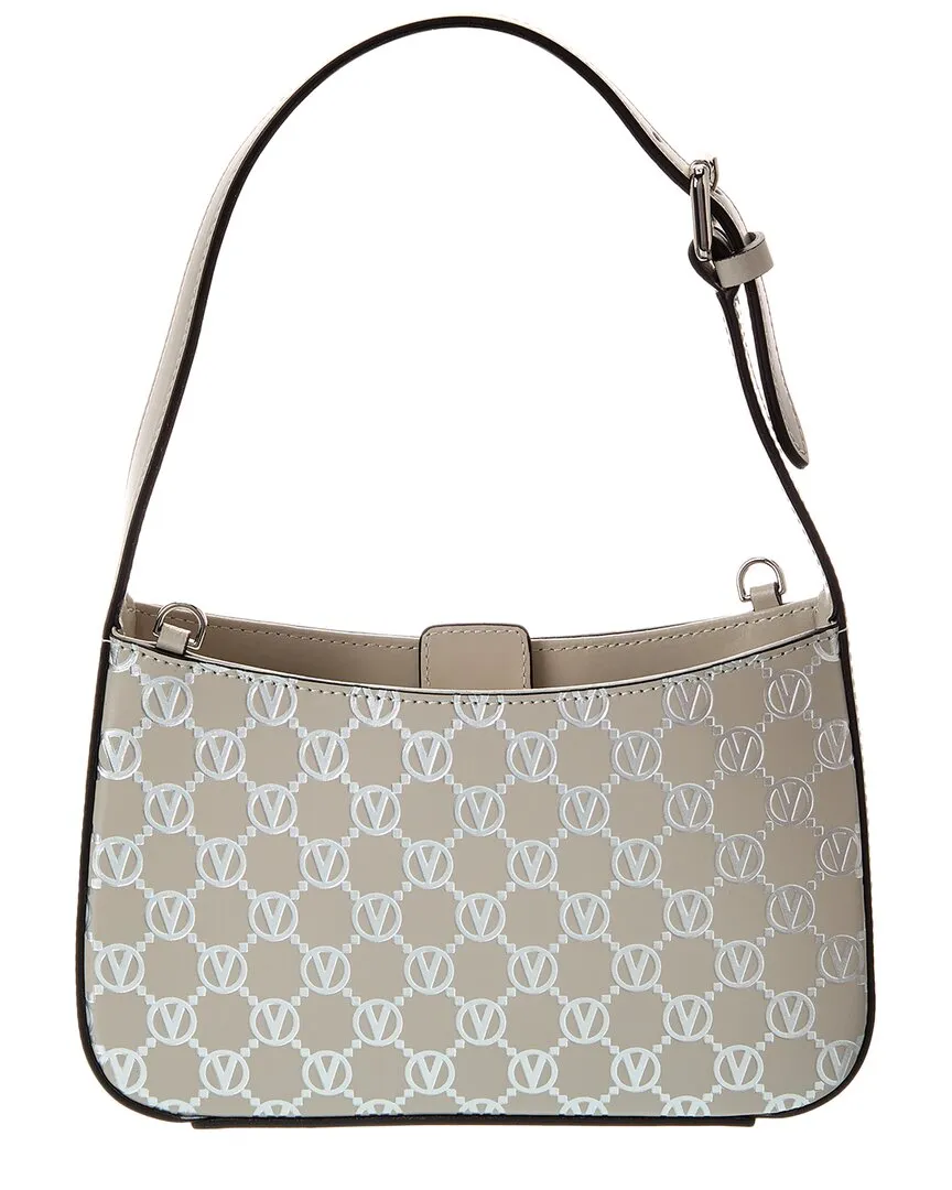 Valentino by Mario Valentino Kai Monogram Leather Crossbody