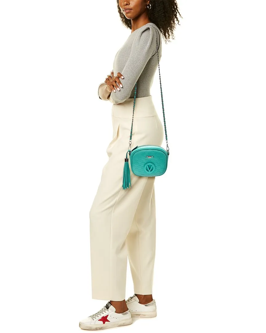 Valentino by Mario Valentino Nina Dollaro Monogram Leather Crossbody