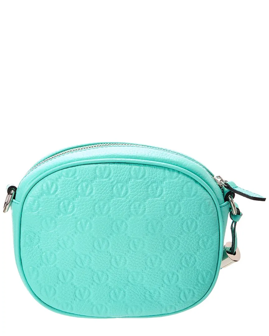 Valentino by Mario Valentino Nina Dollaro Monogram Leather Crossbody