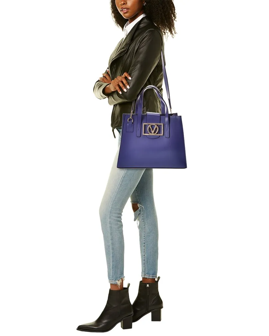 Valentino by Mario Valentino Noelle Super V Leather Tote