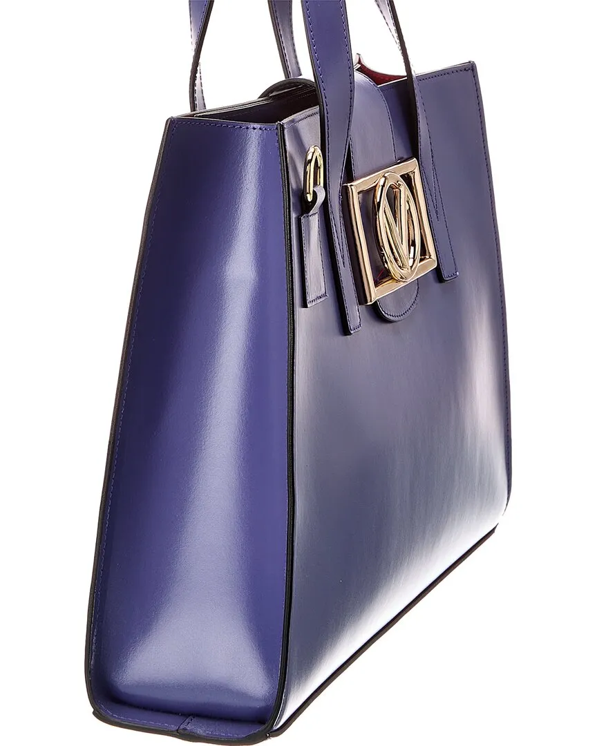 Valentino by Mario Valentino Noelle Super V Leather Tote