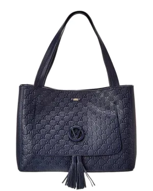 Valentino by Mario Valentino Ollie Dollaro Monogram Leather Tote